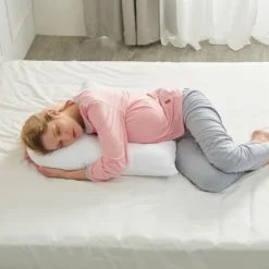 Cheer Collection Hypoallergenic Down Alternative Pregnancy V Pillow With Zippered Cover -Cozy Bedding Home GUEST a09a3657 54c1 4fb9 b128 34815448aa48