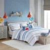Striped Piper Cotton Comforter Set With Chenille Trim -Cozy Bedding Home GUEST a13cd76c 44fe 40a4 97ca 9c7e07bcfce6