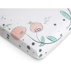 JumpOff Jo Fitted Crib Sheet - Cotton Crib Sheet For Standard Sized Crib Mattresses - Hypoallergenic And Breathable - 28 X 52 Inches -Cozy Bedding Home GUEST a33eab9c cf00 4e83 8eeb 12146bed3ad2