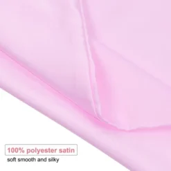 2 Pcs King 20"x36" Silk Satin With Zipper Pillowcase Pink - PiccoCasa -Cozy Bedding Home GUEST a3829b0a 7455 43a0 93b6 85f83322c2ff