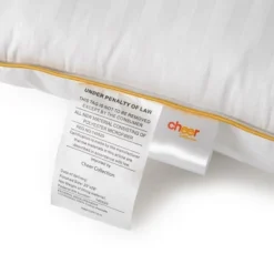 Cheer Collection Set Of 2 Down Alternative Striped Pillow -Cozy Bedding Home GUEST a4128c0e 0105 4808 b57a 4f61b0b307c7