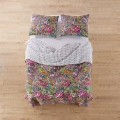 Basel Floral Quilt And Pillow Sham Set - Levtex Home -Cozy Bedding Home GUEST a65e8ec6 5cad 4f15 8643 cd36a92d70c0