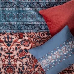 8pc Printed Paisley With Border Comforter Bedding Set Rose/Blue - Threshold™ -Cozy Bedding Home GUEST a8c8cf28 3278 4770 b8d9 00bb97115491