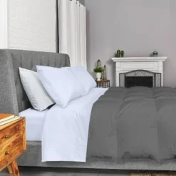 King 300 Thread Count Clean Performance Solid Sheet Set Blue - Sealy -Cozy Bedding Home GUEST aa6aa914 d82a 4048 a3e6 8a777303c5b9