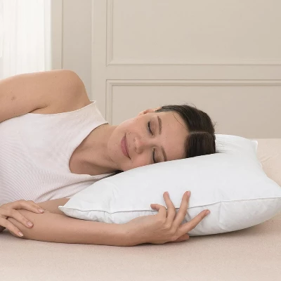 Aghana Digitals Fluffy Organic Cotton Bed Pillows Set Of 2, Queen Size 4 Aghana Digitals Fluffy Organic Cotton Bed Pillows Set Of 2, Queen Size - Image 2