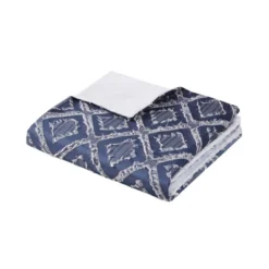 Camille Ombre Clipped Jacquard Duvet Cover & Sham Set Navy -Cozy Bedding Home GUEST b0515c4d 3ded 4955 b47c dc1ba2b96043
