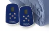 Shavel Micro Flannel High Quality Heating Technology Ultra Velvet Reversible Electric Blanket - Indigo. -Cozy Bedding Home GUEST b2008a04 de4b 45b4 8dd3 f277a4b704a6