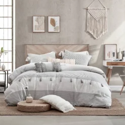 Peri Home 3pc Panama Stripe Comforter Set Light Gray 13 Peri Home 3pc Panama Stripe Comforter Set Light Gray -Cozy Bedding Home GUEST b29a8f5c d2a8 4b3a aa4d 6e905c3ca51f