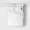 Organic Solid Duvet & Sham Set - Threshold -Cozy Bedding Home GUEST b3993fc6 3456 400e 8c05 0df23d65306b