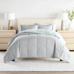 Reversible Comforter And Shams Set, Ultra Soft, Easy Care, - Becky Cameron