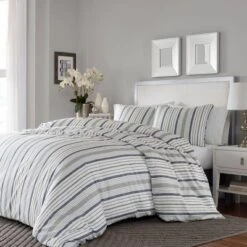 Gray Conrad Duvet Cover Set - Stone Cottage® -Cozy Bedding Home GUEST b62947b2 7cf0 40a2 9e0f 68d66c17b00a