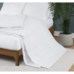 Truly Soft King Everyday Solid Down Alternative Blanket White -Cozy Bedding Home GUEST b9f7bf68 3b1c 45d0 94e8 2f7a2aa00a07