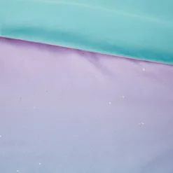 Dazzle Metallic Glitter Printed Reversible Duvet Cover Set Aqua -Cozy Bedding Home GUEST bb5f1473 2b14 4cf1 9e26 9066cbfbd917