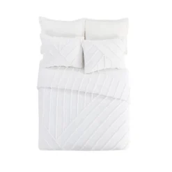 Chenille Chevron Comforter Set - Laurel & Mayfair