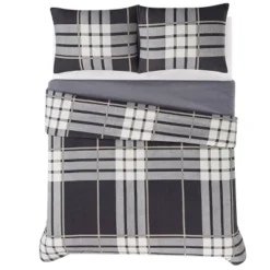 Milo Plaid Flannel Duvet Cover Set - Truly Soft -Cozy Bedding Home GUEST bfb2bf6b 7ea0 4c00 918b 811525835fd9