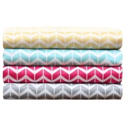Chevron Printed Microfiber Sheet Set