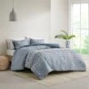 Ink+Ivy 3pc Dora Organic Cotton Chambray Comforter Set Blue -Cozy Bedding Home GUEST c1faa50a d3f6 478f b4b3 6fcfdc5ebc65