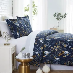 Southshore Fine Living Paradise 300 Thread-Count 100% Cotton Sateen Duvet Cover Set - Limited Run