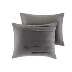 8pc Jaine Comforter Set Gray -Cozy Bedding Home GUEST c225458a e85e 4bd8 815c 04b0568099be