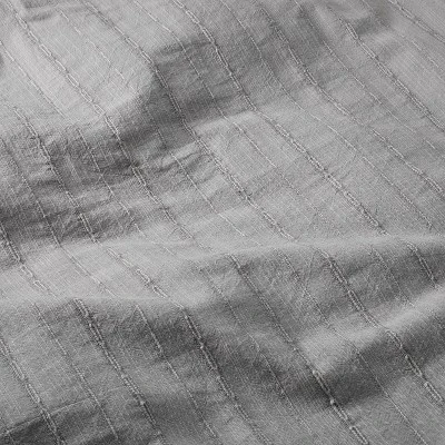 3pc Washed Loop Stripe Duvet Cover Bedding Set - Hearth & Hand™ With Magnolia 3 3pc Washed Loop Stripe Duvet Cover Bedding Set - Hearth & Hand™ With Magnolia