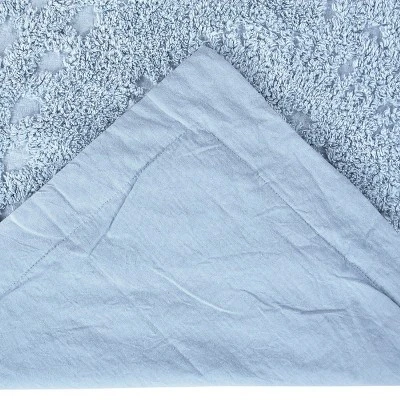 Euro Rio Collection 100% Cotton Tufted Unique Luxurious Floral Design Pillow Sham Blue - Better Trends 4 Euro Rio Collection 100% Cotton Tufted Unique Luxurious Floral Design Pillow Sham Blue - Better Trends - Image 2