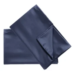 PiccoCasa Silk Satin Luxury Cooling Pillowcase Navy Queen 20"x30" 4 Pcs 9 PiccoCasa Silk Satin Luxury Cooling Pillowcase Navy Queen 20"x30" 4 Pcs -Cozy Bedding Home GUEST c666f7bf 9cc9 40fd a851 22482d555c4a