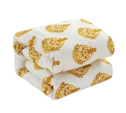 Chic Home Amelia Duvet Cover Set Floral Medallion Print Design Bedding With Zipper Closure Yellow -Cozy Bedding Home GUEST c6816533 f4cb 4244 8a7e dad0b36b53cb