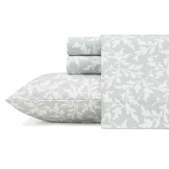 Printed Pattern Flannel Sheet Set - Laura Ashley -Cozy Bedding Home GUEST c68a3d62 e90b 4e34 b995 4f7293a82eb8