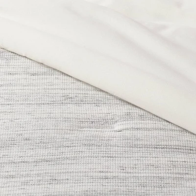 Space-Dyed Waffle Comforter Bedding Set Gray - Threshold™ 5 Space-Dyed Waffle Comforter Bedding Set Gray - Threshold™ - Image 3