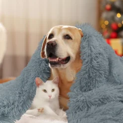 PiccoCasa Luxury Soft Fluffy Shaggy Faux Fur Bed Blanket 1 Pc -Cozy Bedding Home GUEST c8566ac8 771a 4839 8d11 531a6aaf26e9