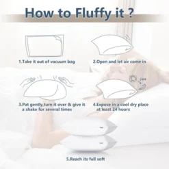 Itopfox Queen Size Pillows Set Of 2, Hotel Quality Cooling Pillows For Side Back Stomach Sleepers, Down Alternative Luxury Supportive Fluffy Pillows -Cozy Bedding Home GUEST c8edd25a 15a3 482f b44d 6229f80a7921