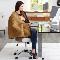 Heated Blanket 2-Pack - USB-Powered Fleece Throw Blankets For Travel, Home, Office, Or Camping - Winter Car Accessories By Stalwart (Brown) 18 Heated Blanket 2-Pack - USB-Powered Fleece Throw Blankets For Travel, Home, Office, Or Camping - Winter Car Accessories By Stalwart (Brown) -Cozy Bedding Home GUEST c9186988 cea6 4b5e b265 d3d459c5d391