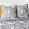 Harleson Grey - Euro Sham - Grey, Cream & White - Levtex Home -Cozy Bedding Home GUEST c9fe6309 0aac 49df 8268 7a7b33c969eb
