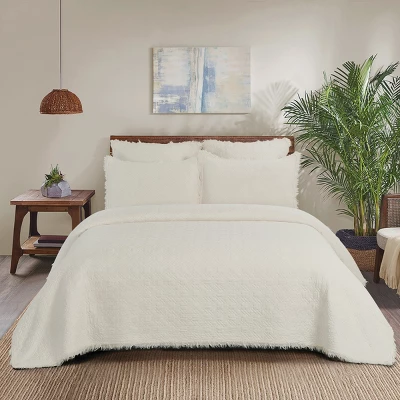 C&F Home Trellis White Euro Sham Set 3 C&F Home Trellis White Euro Sham Set