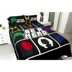 Just Funky My Hero Academia Be A Hero 90x86 Inch Full/Queen Comforter -Cozy Bedding Home GUEST ca7dfda2 ee16 4a48 9d38 9e732254f5f2