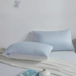 FONTOI 1 Pack Bed Pillow, Machine-Washable Cover With Reinforced Stitching, Perfect For Home, Hotel, Bed, Blue, 5.9"*16.93"*27.56" -Cozy Bedding Home GUEST ca83aa4a 6fa0 4ec1 ac0f dddce9176533