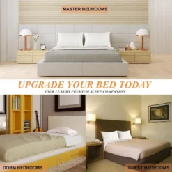 Aghana Digitals King Size Bed Pillows Set Of 2, Cooling Down Alternative Filling Soft Down Alternative Filling For Back, Stomach Or Side Sleepers -Cozy Bedding Home GUEST ca92bba1 e4a2 4084 b636 9f717e98b27f