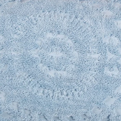 Euro Rio Collection 100% Cotton Tufted Unique Luxurious Floral Design Pillow Sham Blue - Better Trends 3 Euro Rio Collection 100% Cotton Tufted Unique Luxurious Floral Design Pillow Sham Blue - Better Trends