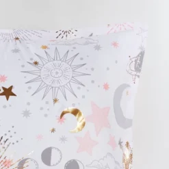 Isabel Starry Sky Metallic Printed Comforter Set Blush/Gold -Cozy Bedding Home GUEST cda4f289 ff67 4a7e 96af cd2059d13a34