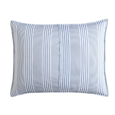 Laura Ashley 7pc Full/Queen Branch Toile 100% Cotton Comforter Sham Bonus Set Blue 9 Laura Ashley 7pc Full/Queen Branch Toile 100% Cotton Comforter Sham Bonus Set Blue - Image 7