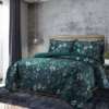 Amara Digital Printed Oversized Velvet Duvet Covet Set - Tribeca Living
