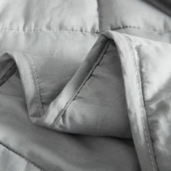 48"x72" 100% Cotton 20lbs Weighted Blanket Silver Gray - Pur Serenity -Cozy Bedding Home GUEST d0b003fd 47c3 4452 abae 79682e8228c6