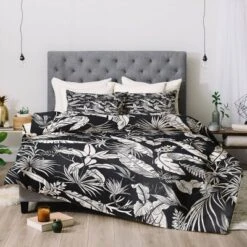 Marta Barragan Camarasa Jungle BW Comforter Set - Deny Designs -Cozy Bedding Home GUEST d45eb324 4da2 4740 9841 a868bac18168