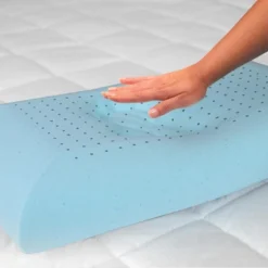 Emma And Oliver Memory Foam Cool Gel Queen Size Pillow With Zippered Removable Pillow Case -Cozy Bedding Home GUEST d496d0f6 17e2 43f8 85c8 d1f80537907f