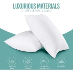 Aghana Digitals Cooling Hotel Pillows Set Of 2, Standard Size, 950 Grams Fill 8 Aghana Digitals Cooling Hotel Pillows Set Of 2, Standard Size, 950 Grams Fill -Cozy Bedding Home GUEST d5c51744 c97e 47a4 9b35 6294a6f5f1f4