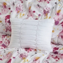 Penelope Floral Printed Ruched Comforter Set Pink -Cozy Bedding Home GUEST d763907d 6ed5 4aa7 8bb4 4f557b84a8e6