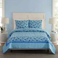 Vera Bradley Turtle Dream Quilt Bedding Set Blue 13 Vera Bradley Turtle Dream Quilt Bedding Set Blue -Cozy Bedding Home GUEST db2bd4c0 4c60 42b1 b552 0c1bdd84d583