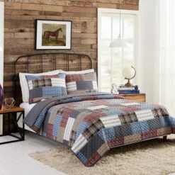 Modern Heirloom 3pc Cabin Quilt Set