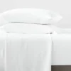 Full Garment Washed Microfiber Solid Sheet Set White - Room Essentials™ 1 Full Garment Washed Microfiber Solid Sheet Set White - Room Essentials™ -Cozy Bedding Home GUEST dc5253bd 4879 44a3 aaa8 395da0735a0e
