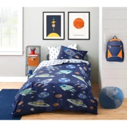 Saturday Park Outer Space 100% Organic Cotton Bed Set -Cozy Bedding Home GUEST ddff1b80 4c3d 4dd7 a59c 9b28824152f8
